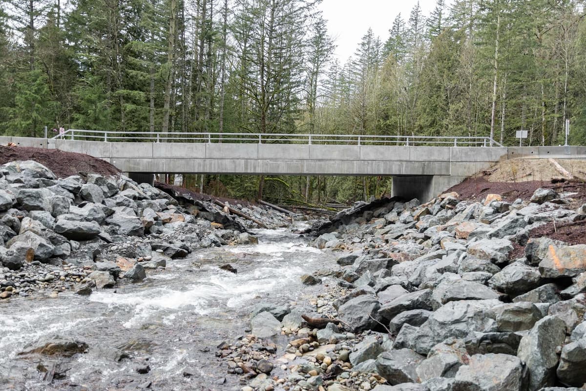 Vedder bridge drone view